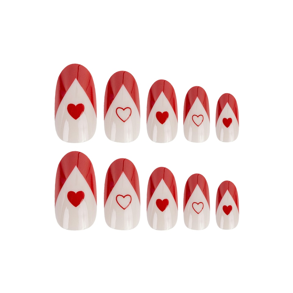 image 1 of Invogue Valentines Oval Nails - Cupid