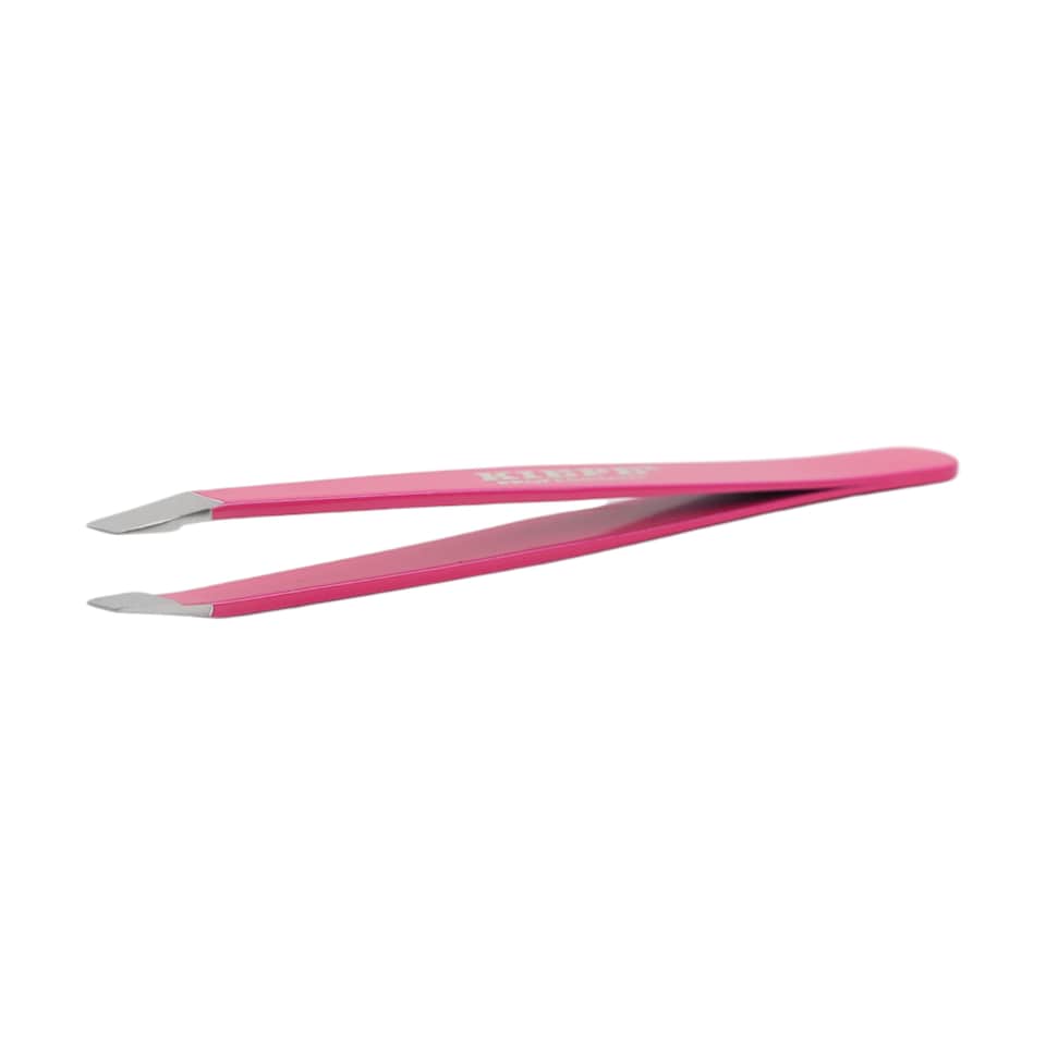 image 1 of Kiepe - Tweezer Oblique Tip Hot Pink 10cm