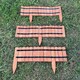image 5 of Wooden Log Roll Style Garden Lawn Edging (70cm x 20cm) - 6 Panels