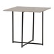 image 3 of Kent 1+4 Stowaway Dining Set - Stone Effect/Black Black