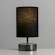 image 3 of ValueLights Malin Black Table Lamp Touch On/Off Dimmable