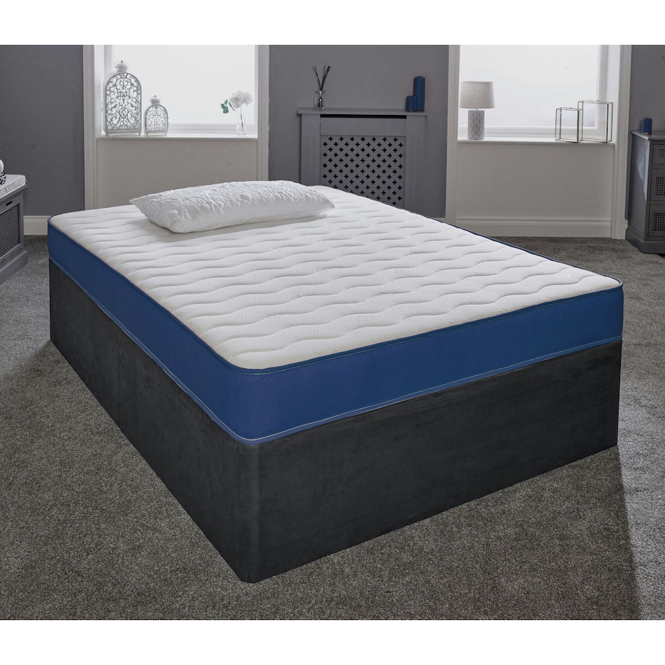 image 1 of Hybrid Memory Foam & Pinna-Coil Mattress - Soft/Medium Cooltouch+ Breathable | Green | Single