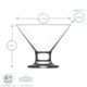 image 3 of LAV Crema Ice Cream Bowls - 11cm - Clear - Pack of 6 Clear