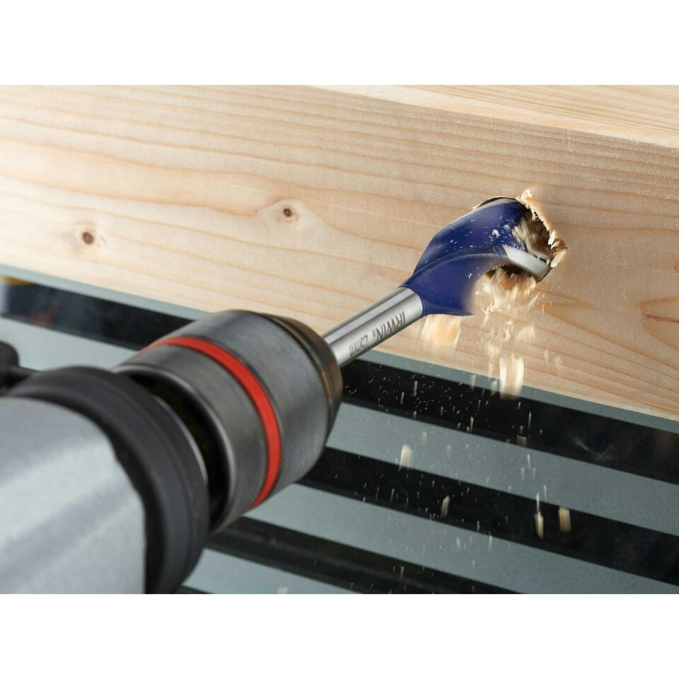 image 1 of Irwin Blue Groove 6x Stubby Wood Bit - Multi Colour - 22mm