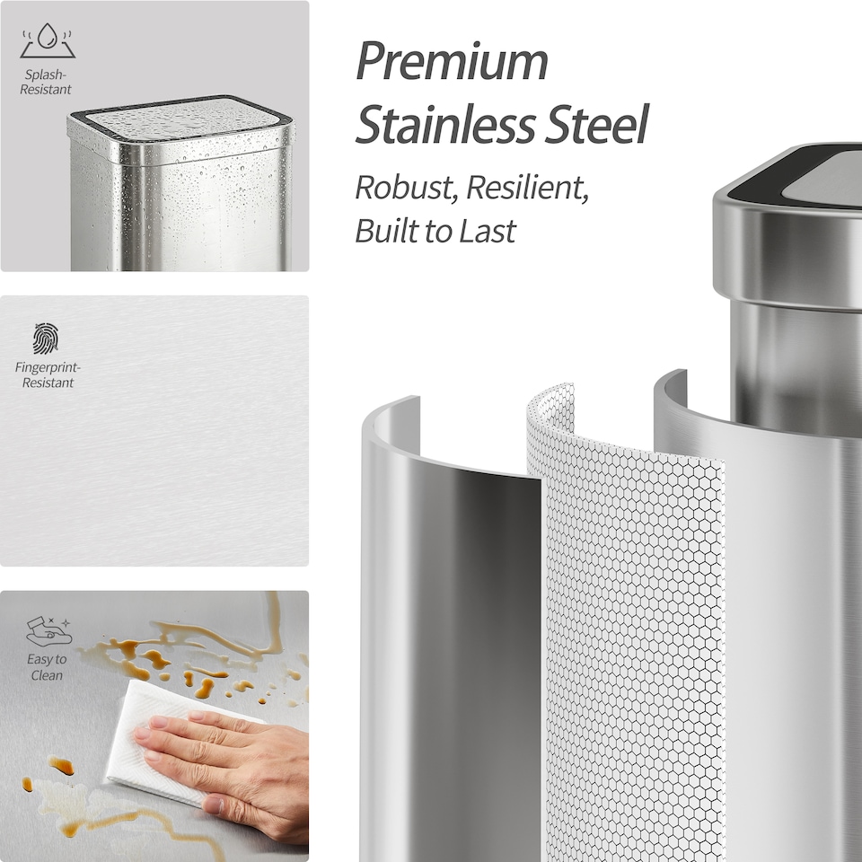 image 1 of CozyLiving 60L Automatic Sensor Waste Bin Hands-Free Motion Activated Kitchen Bin