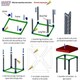image 3 of Slot Car Trackside Scenery Service Tent Red White 1:32 Scale WASP
