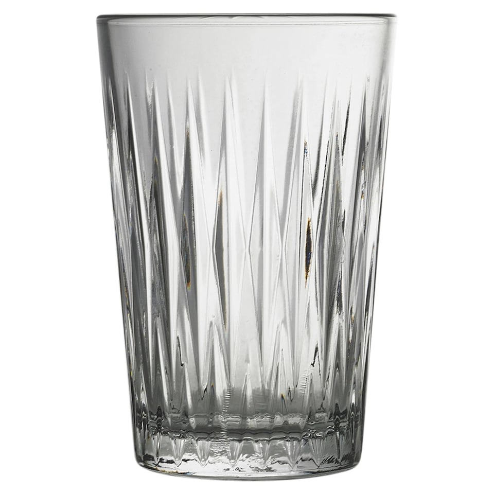 image 1 of Highball Drinking Glasses Whiskey Water Juice Tumblers 6 Set | Clear | 1 set of each | 300ml + 350ml