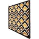 image 3 of Repeated triangles geometric background (Picture Frame) Brown | Oak | XL