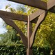 image 4 of Premium Pergola - Wood - L420 x W420 x H270 cm - Rustic Brown
