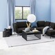 image 3 of Mice Oval Coffee Table Set in Black