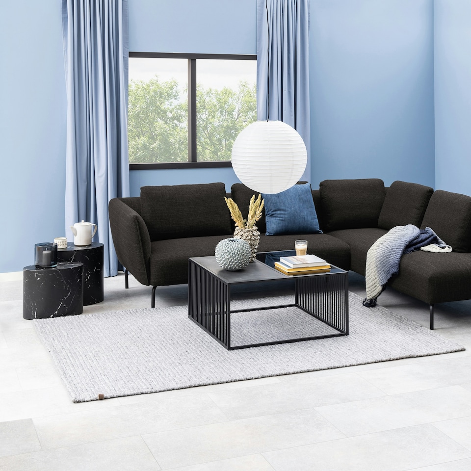 image 1 of Mice Oval Coffee Table Set in Black
