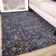 image 3 of KUKOON Dark Blue Mottled Shaggy Living Room Area Rug 200cm x 290cm