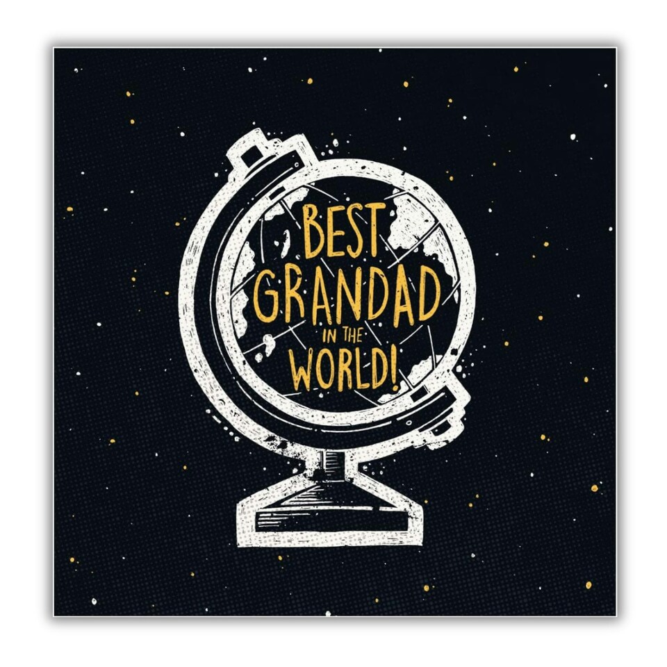 Grandad Birthday Card, Best Grandad in The World Birthday Card, Birthday Cards For Grandad, Grandad Birthday Cards, Birthday Card For Grandad, Birthday Card