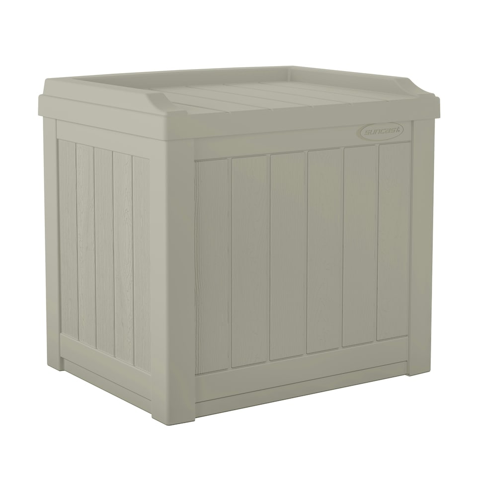 image 1 of Suncast Florida 83L Storage Box - Light Taupe Grey