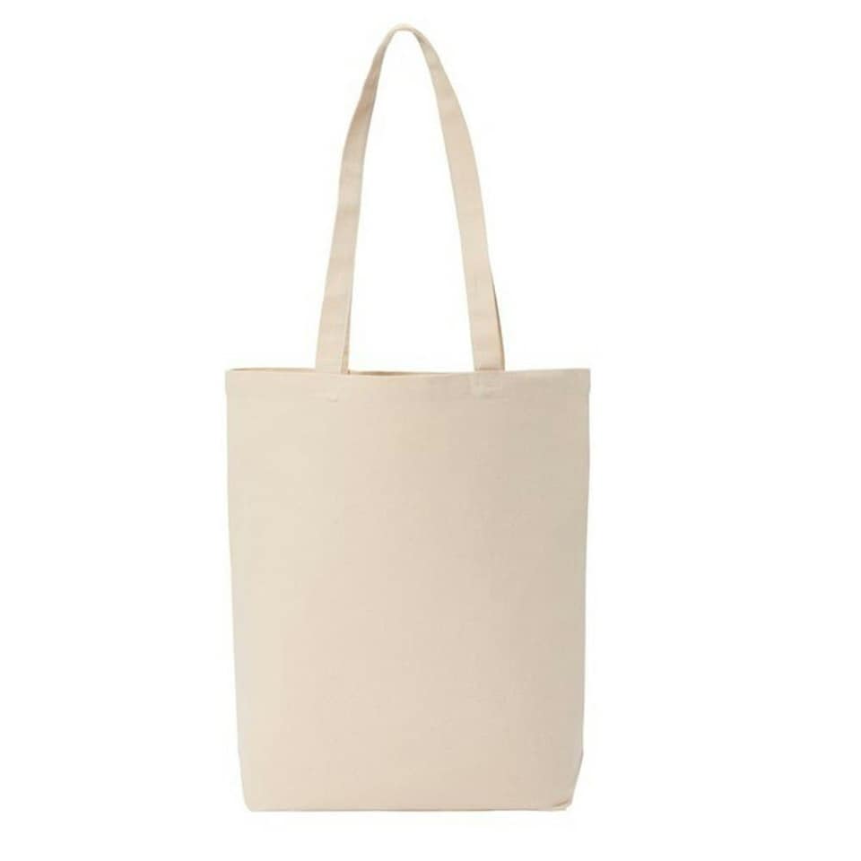 image 1 of Nutshell Premium Canvas Flat Base Shopper - Natural - 38cm x 42cm x 10cm | Cream