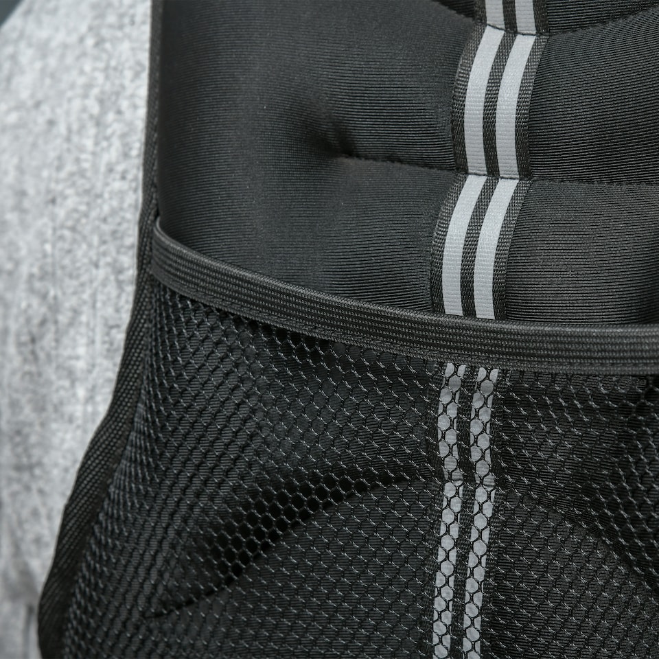 image 1 of HOMCOM 10KG Weighted Vest with Adjustable Straps, Pocket, Reflective Strips | Black