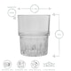 image 3 of Duralex Empilable Stackable Drinking Glasses - 160ml Tumblers for Water, Juice - Pack of 6