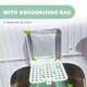 image 6 of PawHut Cat Litter Box, Hooded Cat Litter Tray with Lid, Scoop Green | One Size