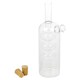 image 7 of 2 In 1 Glass Olive Oil And Vinegar Cruet Dispenser Bottle Dual Chamber