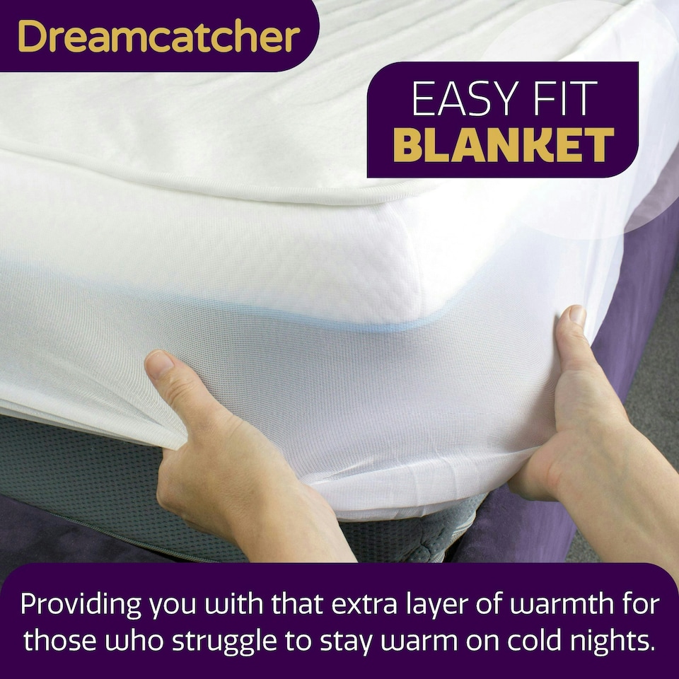 image 1 of Dreamcatcher Double Electric Under Bed Blanket Fitted Skirt Dual Control