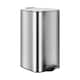 image 1 of Harbour Housewares Square Stainless Steel Kitchen Pedal Bin - 30L - Chrome | Silver | Chrome