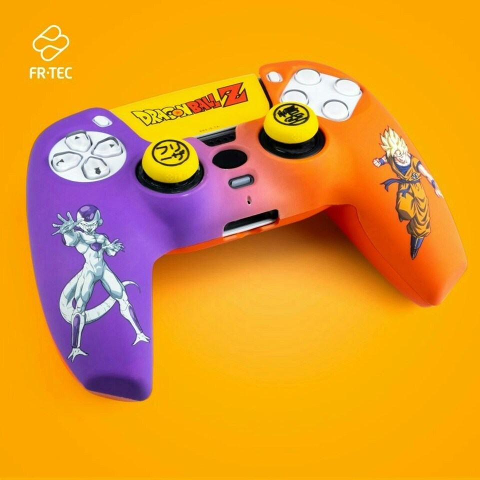 image 1 of Dragon Ball Z PS5 Dualsense Controller Combo Accessories Pack