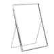 image 1 of Nicola Spring Standing Metal Photo Frame - 6" x 8" - Silver