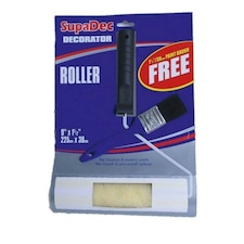 SupaDec Paint Roller - Cream/Black/Blue - One Size
