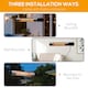 image 3 of Outsunny 1500W Electric Halogen Heater Garden Warmer Wall Mount Remote Control
