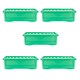image 8 of Wham Crystal 5 x 32L Stackable Plastic Storage Boxes with Lids Blue