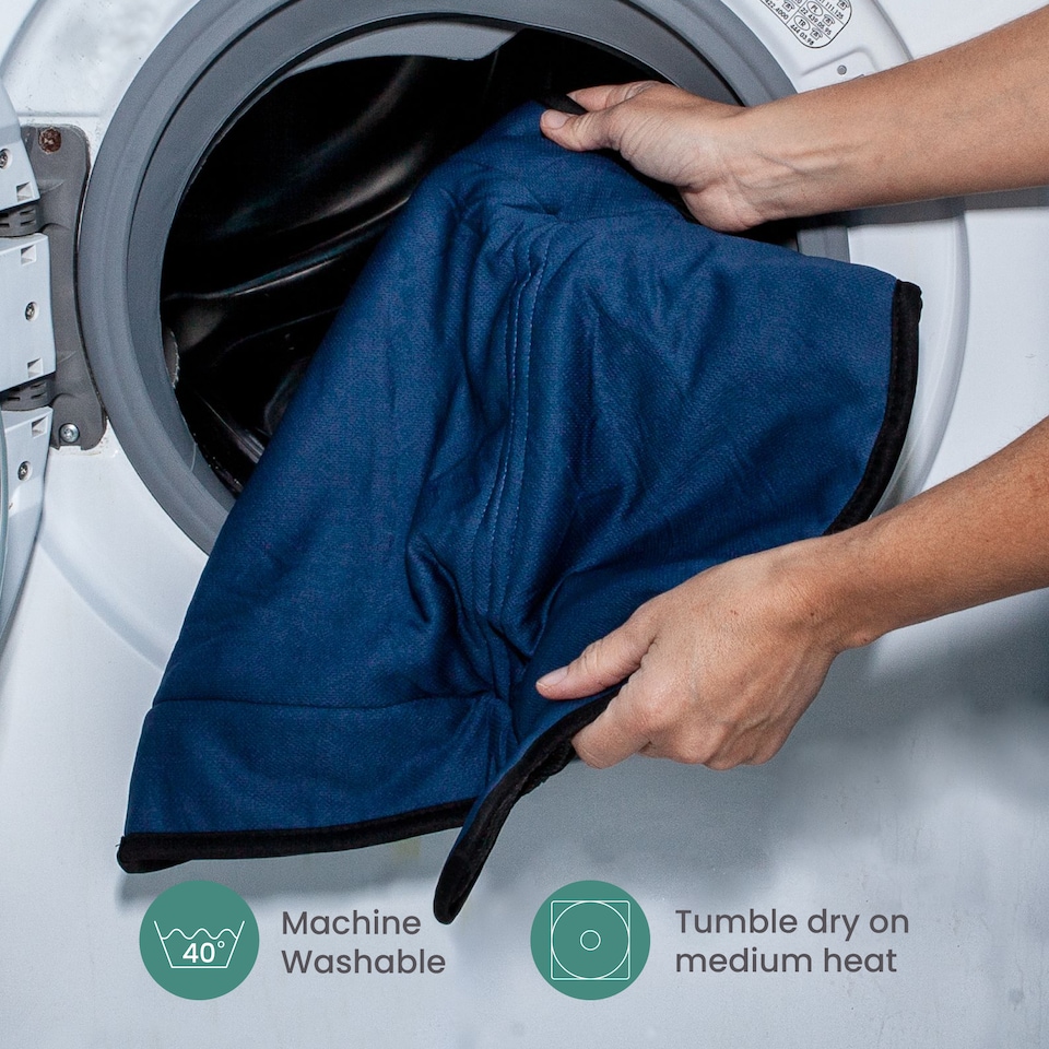 image 1 of Lynmark® Potty Training Car Seat Protector Cover with Middle Buckle Hole | Blue | Navy | 1