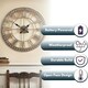 image 6 of Marco Paul 60cm Open Faced Roman Numerals Clock Silver