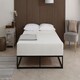 image 4 of Orthopedic Firm Support Mattress - High-Density Reflex Foam for Spinal Alignment White | Single