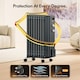 image 3 of VonHaus Oil Filled Radiator 9 Fin Portable Electric Heater