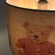 image 8 of CGC BLAKE 45cm Oatmeal Linen Pink Teddy Bear Children’s Lampshade