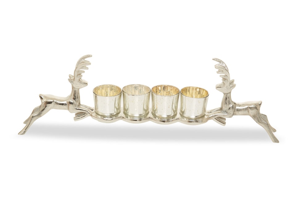 image 1 of Stag 4 Tea Light Holder
