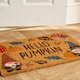 image 2 of OHS Autumal Gonk Pumpkin Heavy Duty Coir Matting Floor Non-Slip Indoor Outdoor Door Mat