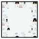 image 2 of Scandy doodle (Picture Frame) White | L