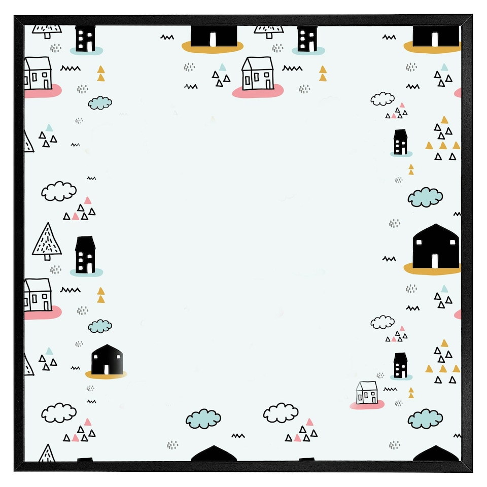 image 1 of Scandy doodle (Picture Frame) White | L