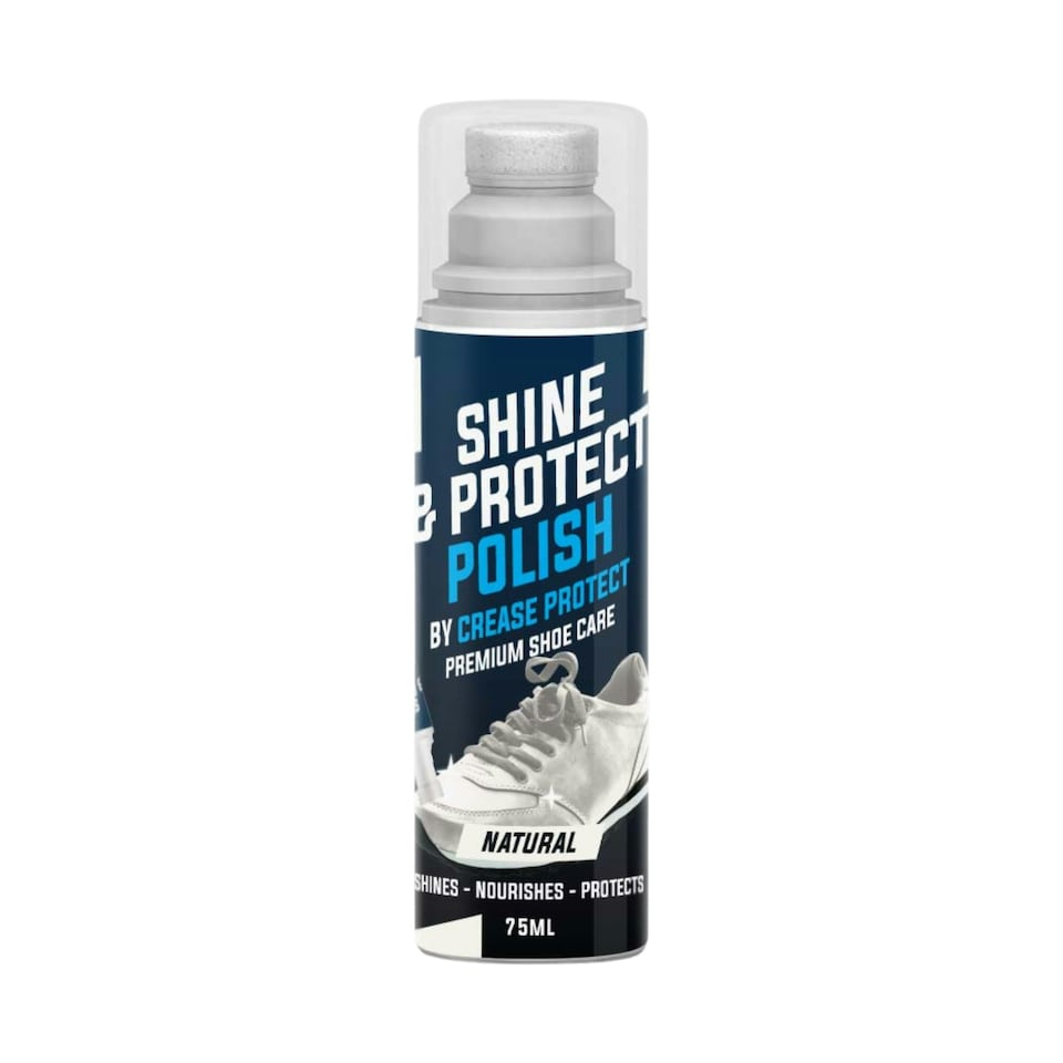 image 1 of Shine & Protect Shoe Polish - 75ml Liquid Shoe Polish - Neutral