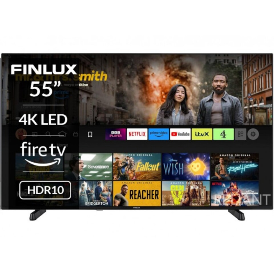 image 1 of Finlux 55" Inch 4K LED Ultra HD HDR Smart Fire TV With Freeview Play - 55MU24F