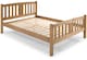 image 2 of 4ft Small Double Antique honey pine,wood,wooden,solid slatts,bed frame.