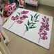 image 4 of Purple & Green Leaves (Rug) Green | Large: 140x200cm