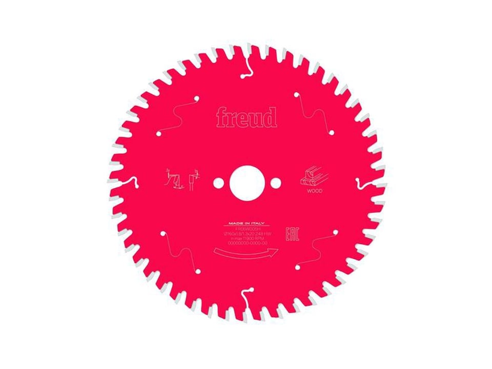 Freud Wood Circular Saw Blade 160 X 20 X 1.8 1.3mm X 48T