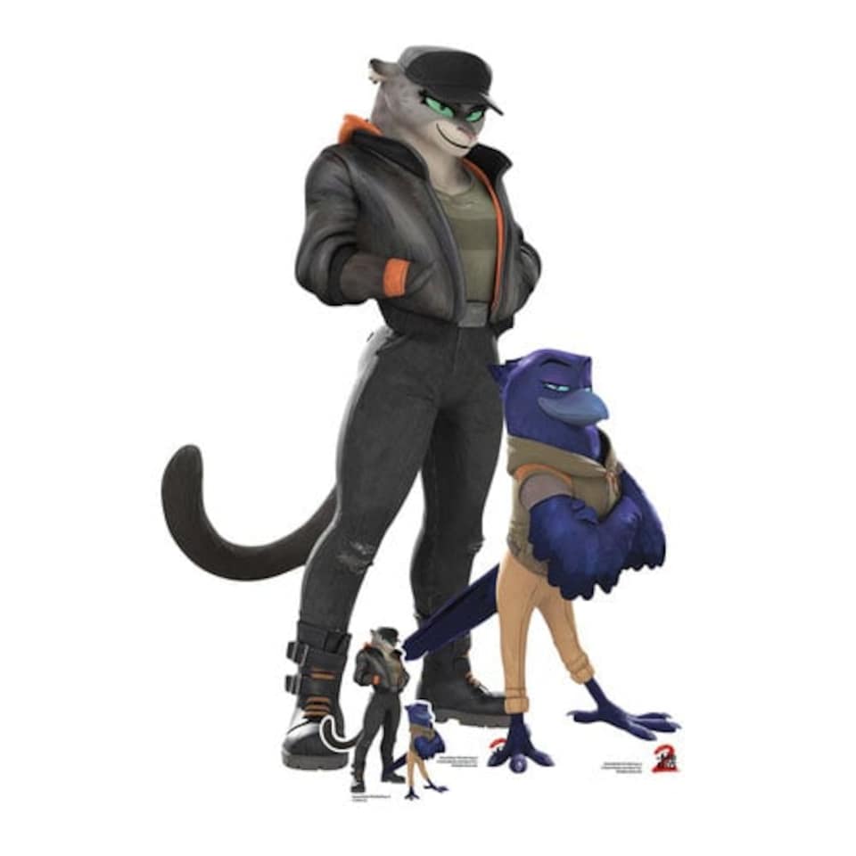 image 1 of Kitty & Susan Bad Guys Lifesize Cardboard Cutouts 113cm - Pack of 2