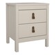 image 1 of Barcelona Bedside Table 2 Drawers in Cashmere N/A