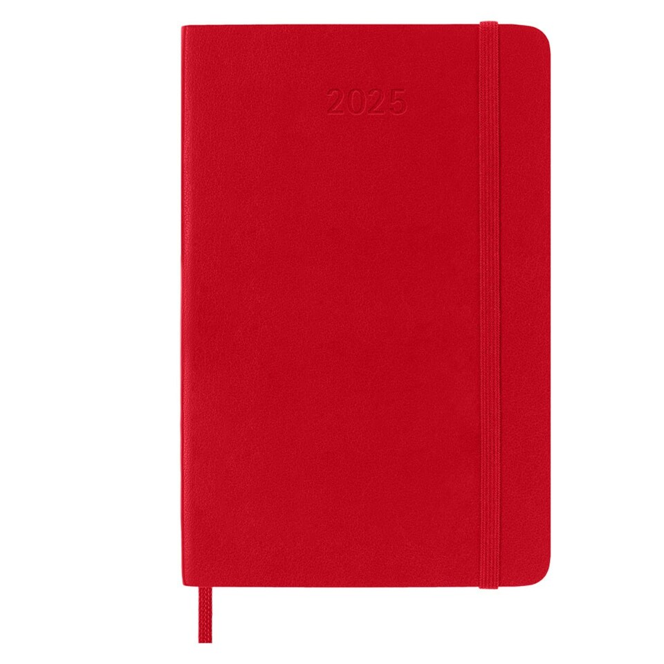 image 1 of Moleskine 2025 Soft Cover Planner - Scarlet Red - One Size