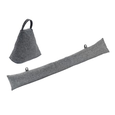 Nicola Spring Herringbone Draught Excluders - 78.5cm - Triangle - Pack of 2