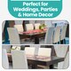 image 10 of Velvet Dining Chair Covers, Spandex High-Back Chair Slipcovers - 220GSM