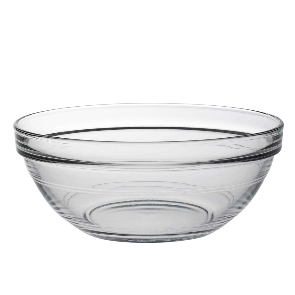 image 1 of Duralex Lys Stacking Glass Cooking / Ingredients / Food Bowl - 17cm Clear